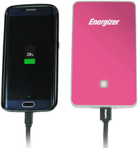 Thumbnail for Energizer Heavy Duty Jump Starter 7500mAh with Built-In UL Lithium Battery - Portable Car Jumper and 2.4A Power Bank USB Charger (Pink) - Jump-Starters.com roadside assistance store