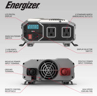 Thumbnail for Energizer 1500W 12V Power Inverter - ENK1500