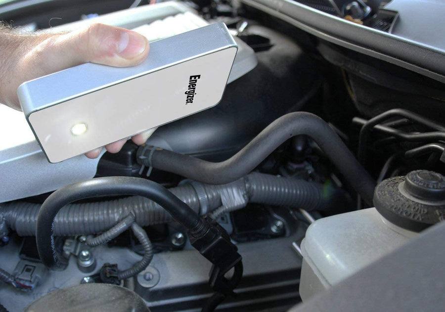 Energizer Heavy Duty Jump Starter 7500mAh with Built-In UL Lithium battery - Portable Car Jumper and 2.4A Power Bank USB Charger (White) - Jump-Starters.com roadside assistance store