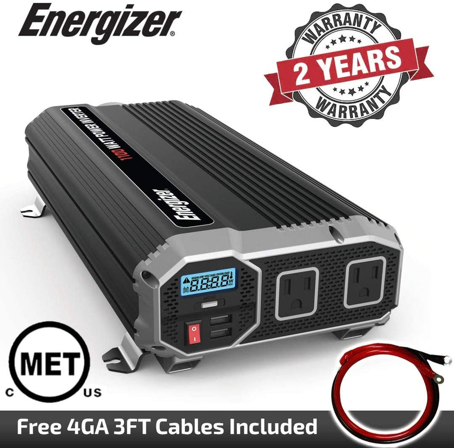 Energizer 1100W 12V Power Inverter - ENK1100