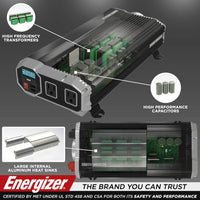Thumbnail for Energizer 1500W 12V Power Inverter - ENK1500