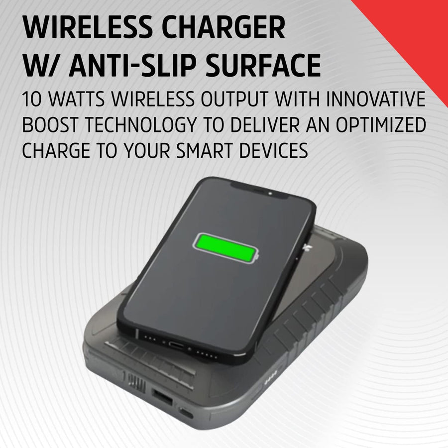 Energizer Portable Auto Battery Charger Jump Starter, 12V Lithium Jump Starter Box, Car Battery Booster Pack, Portable Power Bank Charger & Jumper Cables up to 6L Gas 3L Diesel Engine - ETL Certified