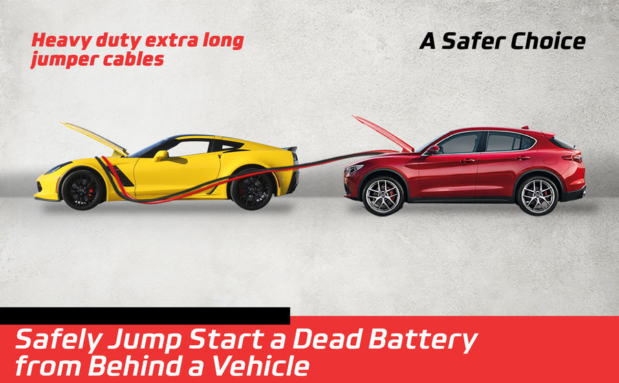 Energizer 2 Gauge 20FT 800A Heavy Duty Jumper Cables -  ENB220