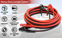 Thumbnail for Energizer 1 Gauge 25FT 800A Heavy Duty Jumper Cables - ENB125